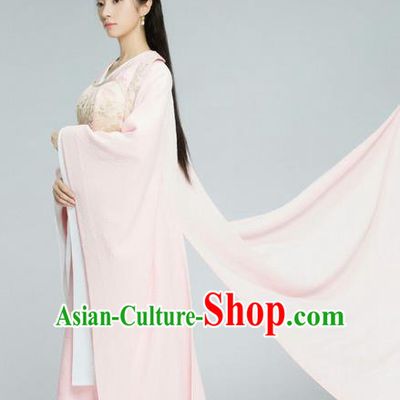 Traditional Chinese Ancient Princess Costume and Handmade Headpiece Complete Set, Chinese Northern and Southern Dynasties Young Lady Suit, Chinese Television Tokgo World Peri Hanfu Clothing for Women
