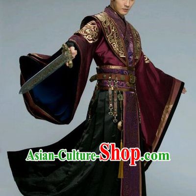 Traditional Chinese Ancient Imperial Dandies Swordsman Costume and Headwear Complete Set, Chinese Northern and Southern Dynasties Prince Tokgo World Nobility Childe Embroidered Hanfu Clothing for Men