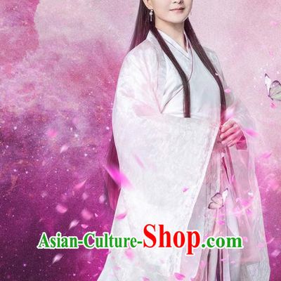 Traditional Chinese Ancient Imperial Princess Costume, Chinese Teleplay Flower Shabana Flyings Sky Song Dynasty Young Lady Clothing and Headpiece Complete Set for Women