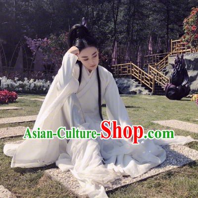 Traditional Chinese Ancient Heroine Costume, Chinese Teleplay Flower Shabana Flyings Sky Song Dynasty Swordswoman Clothing and Headpiece Complete Set for Women