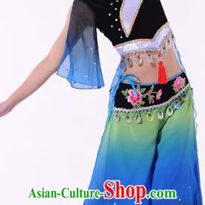 Traditional Chinese Classical Dance Yangge Fan Dance Costume, Folk Dance Uniform Yangko Clothing for Women