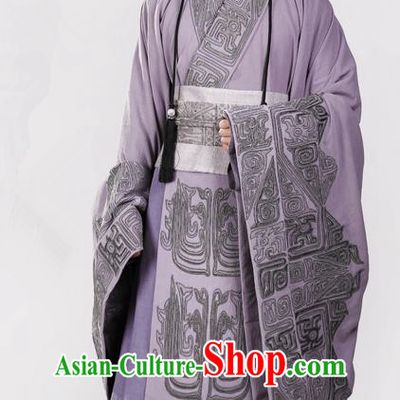 Traditional Chinese Ancient Nobility Childe Costumes, Chinese Ancient Teleplay Above The Clouds Role Swordsmen Robe, China Han Dynasty Prince Embroidery Hanfu Clothing for Men