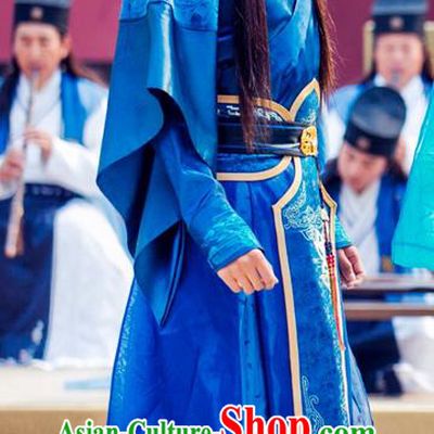 Traditional Ancient Chinese Elegant Swordsman General Costume, Chinese Nobility Childe Dress, Cosplay Chinese Television Drama Alegend Of Pringess Lanling Chinese Northern Dynasty Prince Hanfu Clothing for Men