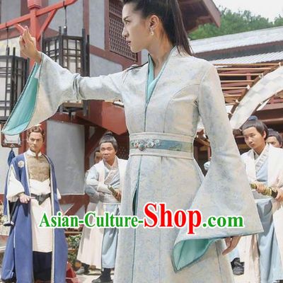 Asian Chinese Ancient Tang Dynasty Female General Costume and Headwear, Fighter of the Destiny Traditional Chinese Ancient Officials Clothing Complete Set for Woman