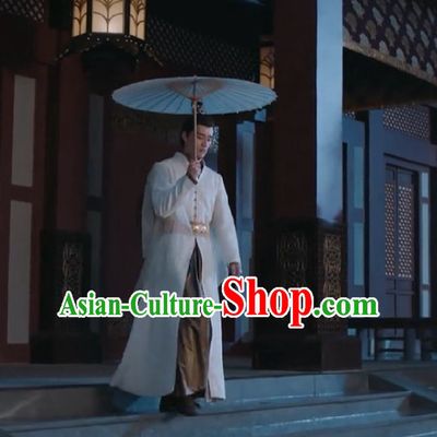 Chinese Ancient Tang Dynasty Childe Costume and Headwear, Fighter of the Destiny Traditional Chinese Ancient Merchant Prince Robes Clothing Complete Set for Men