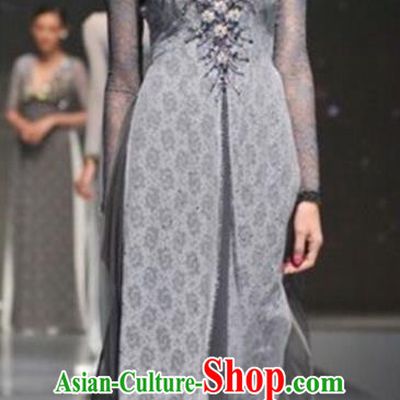 Traditional Top Grade Asian Vietnamese Costumes, Vietnam National Female Handmade Ao Dai Dress Cheongsam Clothing for Women