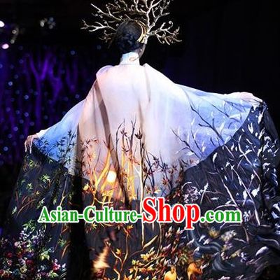 Traditional Top Grade Asian Vietnamese Costumes Classical Full Dress with Cloak, Vietnam National Ao Dai Dress Qipao for Women