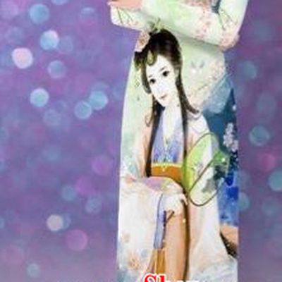Traditional Top Grade Asian Vietnamese Costumes Classical Printing Beauty Cheongsam, Vietnam National Green Ao Dai Dress for Women