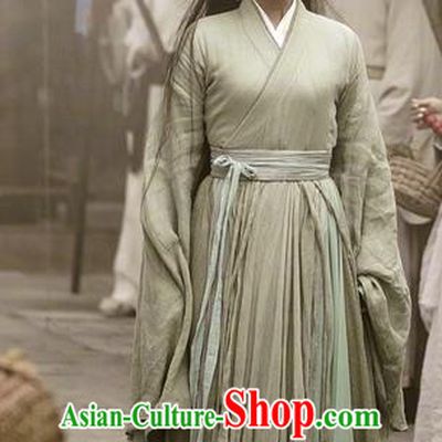 Traditional Chinese Ancient Shang Dynasty Swordsman Costume, China Mythology Television Zhao Ge Ancient Chivalrous Expert Clothing and Headwear Complete Set for Women
