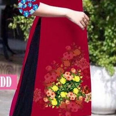 Traditional Top Grade Asian Vietnamese Jing Nationality Classical Ao Dai Dress, Vietnam National Bride Printing Wine Red Short Cheongsam Costumes for Women