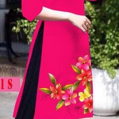 Traditional Top Grade Asian Vietnamese Jing Nationality Ha Festival Ao Dai Dress, Vietnam National Bride Printing Rosy Short Cheongsam Costumes for Women