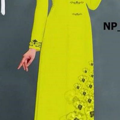 Traditional Top Grade Asian Vietnamese Jing Nationality Ha Festival Long Ao Dai Dress, Vietnam National Bride Printing Green Stand Collar Cheongsam Costumes for Women