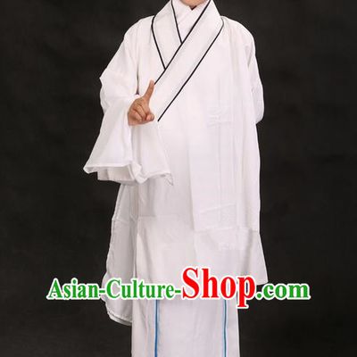 Traditional Chinese Beijing Opera Old Female White Clothing and Shoes Complete Set, China Peking Opera Children Pantaloon Costume Embroidered Clothing Opera Costumes for Kids