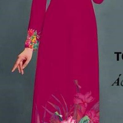 Traditional Top Grade Asian Vietnamese Ha Festival Printing Model Ao Dai Dress, Vietnam National Jing Nationality Wine Red Cheongsam Costumes for Women