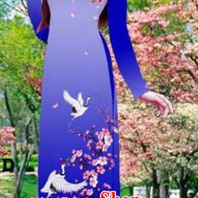 Traditional Top Grade Asian Vietnamese Ha Festival Printing Azalea Purple Handmade Ao Dai Dress, Vietnam National Jing Nationality Princess Cheongsam Costumes for Women