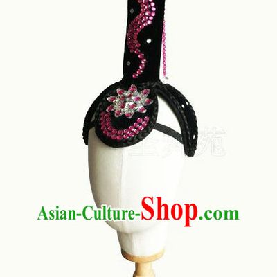 Traditional Chinese Peking Opera Hair Accessories and Wigs, China Ancient Classical Flying Dance Handmade Wig for Women