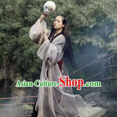 Traditional Chinese Ancient Jin Dynasty Noble Lady Costumes, China Princess Hanfu Embroidered Wide-sleeve Cardigan Blouse and Ru Skirt Complete Set for Women