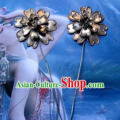 Traditional Chinese Ancient Classical Handmade Hair Accessories Hanfu Headwear Hairpins Palace Tang Dynasty Princess Bride Hair Claw for Women