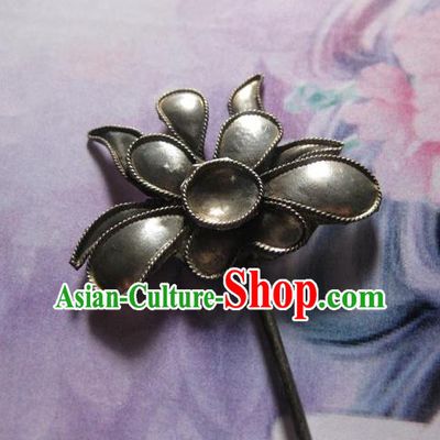 Traditional Chinese Ancient Classical Handmade Hair Accessories Hanfu Headwear Device Filaments Hairpins Palace Princess Flower Hair Claw for Women