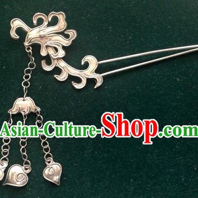 Traditional Chinese Ancient Classical Handmade Step Shake Tassel Hairpin Hair Jewelry Accessories Hanfu Classical Palace Combs and Sticks for Women