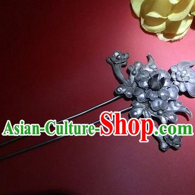 Traditional Handmade Chinese Ancient Classical Hair Accessories Peony Flower Barrettes Hair Sticks, Hair Fascinators Hairpins for Women