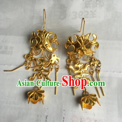 Traditional Handmade Chinese Ancient Classical Accessories Earrings Eardrop for Women