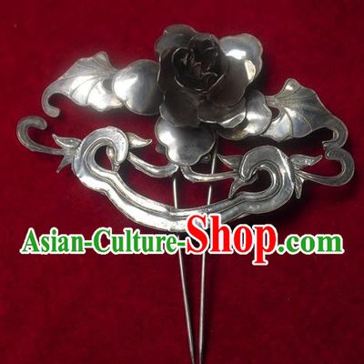 Traditional Handmade Chinese Ancient Classical Hair Accessories Peony Hair Sticks Hair Jewellery, Hair Fascinators Golden Hairpins for Women