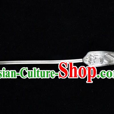 Traditional Handmade Chinese Ancient Classical Hair Accessories Barrettes Red Bead Hairpins Step Shake Hair Sticks for Women