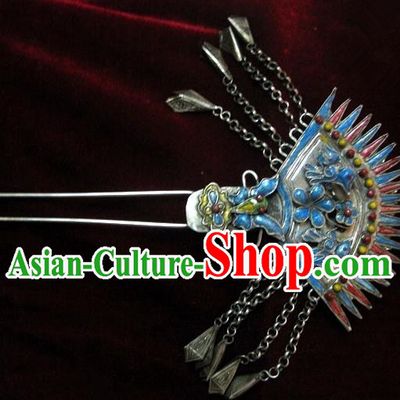 Traditional Handmade Chinese Ancient Classical Hair Accessories Barrettes Hairpin, Tassel Step Shake Headwear, Hair Claw Hairpins for Women
