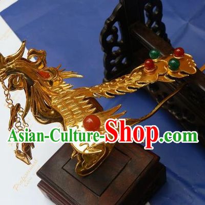 Traditional Handmade Chinese Ancient Classical Hair Accessories Barrettes Mandarin Imperial Empress Phoenix Hairpins Step Shake Hair Ornament for Women