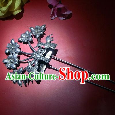 Traditional Handmade Chinese Ancient Classical Hair Accessories Barrettes Manchu Imperial Princess Hairpins Hanfu Lucky Step Shake Hair Ornament for Women