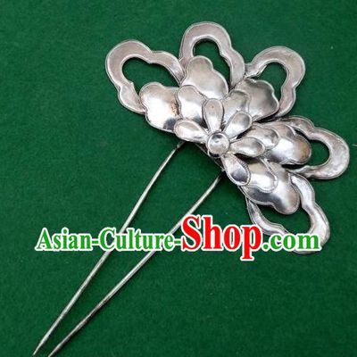 Traditional Handmade Chinese Ancient Classical Hair Accessories Barrettes Flower Hairpins, Hanfu Step Shake Hair Sticks Hair Jewellery for Women