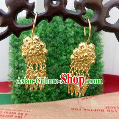 Traditional Handmade Chinese Ancient Classical Jewellery Accessories Earrings, Ming Dynasty Wedding Eardrop for Women