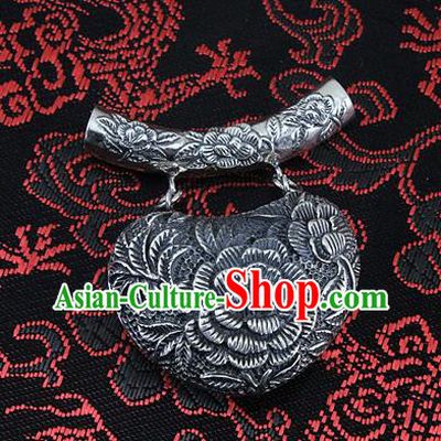 Traditional Handmade Chinese Ancient Classical Accessories Sliver Pendant Pendent for Women