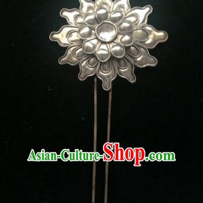 Traditional Handmade Chinese Ancient Classical Hair Jewellery Accessories Barrettes, Step Shake Hair Sticks Flower Hairpins for Women
