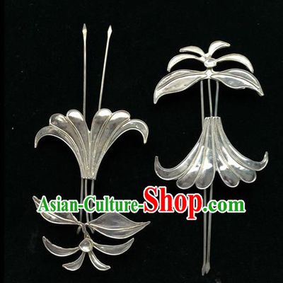 Traditional Handmade Chinese Ancient Classical Hair Jewellery Accessories Barrettes, Step Shake Hair Sticks Flower Hairpins for Women