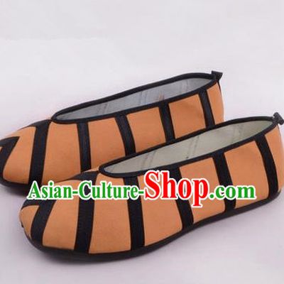 Chinese Shoes Wedding Shoes Kung Fu Boots Wushu Shoes Men Shoes, Beijing Opera Shoes Hanfu Shoes Embroidered Shoes Wheat Monk Shoes