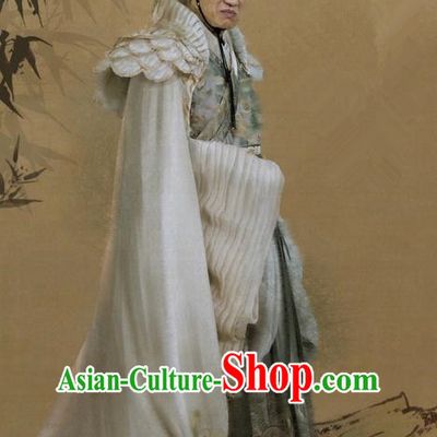 Traditional Ancient Chinese Dong Chang Court Eunuch Costume, Films Brotherhood of Blades Chinese Ming Dynasty Eunuch Clothing and Handmade Headpiece Complete Set