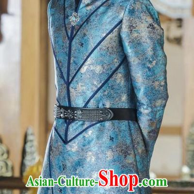 Traditional Ancient Chinese Imperial Prince Costume, A Life Time Love Chinese Nobility Childe Clothing and Handmade Headpiece Complete Set for Men