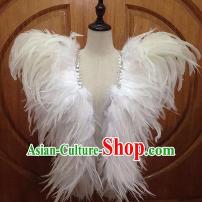Top Grade Professional Performance Catwalks Clothing, Traditional Brazilian Rio Carnival Samba Modern Fancywork Feather Costume for Men