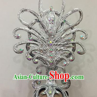 Top Grade Halloween Parade Hair Accessories Brazilian Rio Carnival Samba Dance Headwear for Women