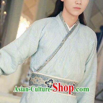 Traditional Ancient Chinese Tang Dynasty Scholar Costume, Fighter of the Destiny Young Men Intellectual Clothing Childe Dress
