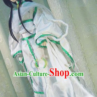Top Grade Traditional China Ancient Young Lady Swordsman Costumes Complete Set, China Ancient Cosplay Princess Dress Clothing for Adults and Kids