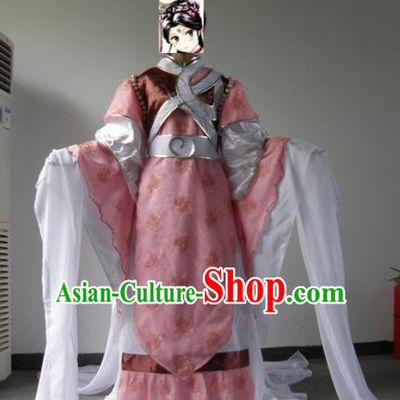 Top Grade Traditional China Ancient Cosplay Swordswoman Costumes, China Ancient Fairy Dress Hanfu Clothing for Women
