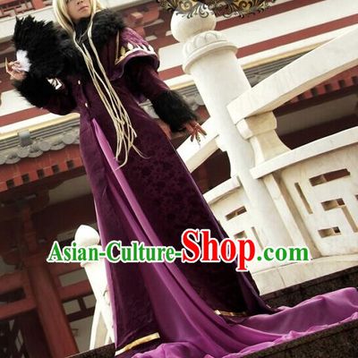 Top Grade Traditional China Ancient Cosplay Swordsman Costumes, China Ancient Hanfu Nobility Childe Robe Clothing for Men