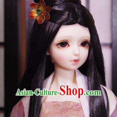 Top Grade Traditional China Ancient Cosplay Hair Accessories, China Ancient Hanfu Headwear Lotus Hairpins for Women
