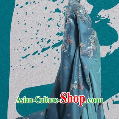 Traditional Ancient Chinese Northern and Southern Dynasties Imperial Consort Costume, Princess Agents Northern Wei Dynasty Imperial Concubine Embroidered Clothing and Headpiece Complete Set