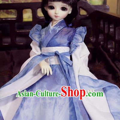 Top Grade Traditional China Ancient Fairy Costumes Complete Set, China Ancient Cosplay Tang Dynasty Princess Dress Hanfu Clothing for Adults and Kids