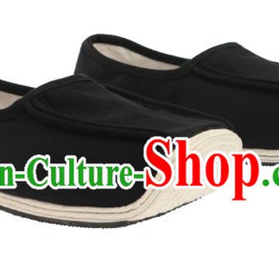 Chinese Ancient Peking Opera Cloth Shoes, Traditional Chinese Beijing Opera Hanfu Shoe for Men