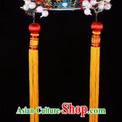 Traditional Chinese Ancient Peking Opera Accessories Eunuch Hat, Traditional Chinese Beijing Opera Court Eunuch Headwear Crown